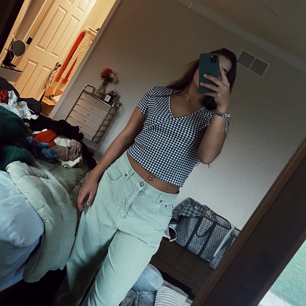 Checkered top